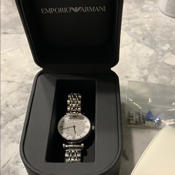 Emporio Armani Silver Watch - Picture 3 of 7